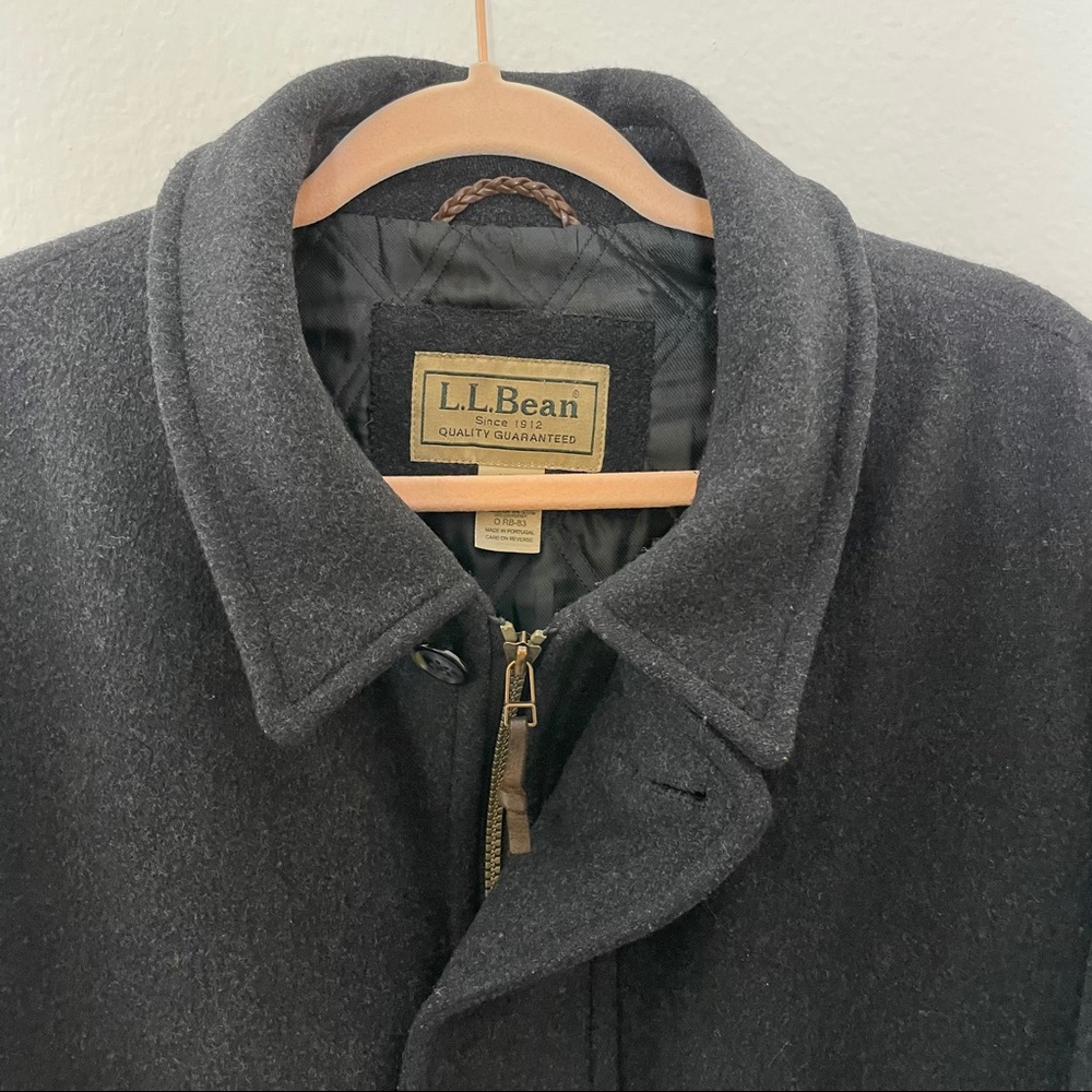 L.L. Bean Thinsulate Winter Wool Pea Coat